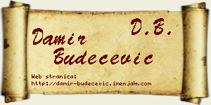 Damir Budečević vizit kartica